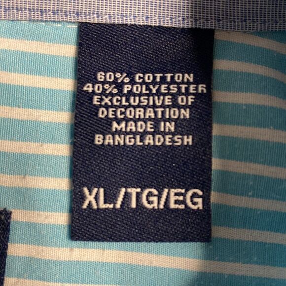 CHAPS Striped Preppy Button Down Shirt - Picture 7 of 7
